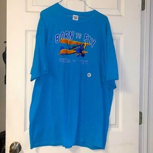 Born to fly, forced to work pilots shirt